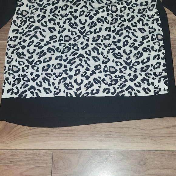 🔥Leopard Print Women's Top Mid-Sleeve Raglan Rayon - Picture 7 of 10